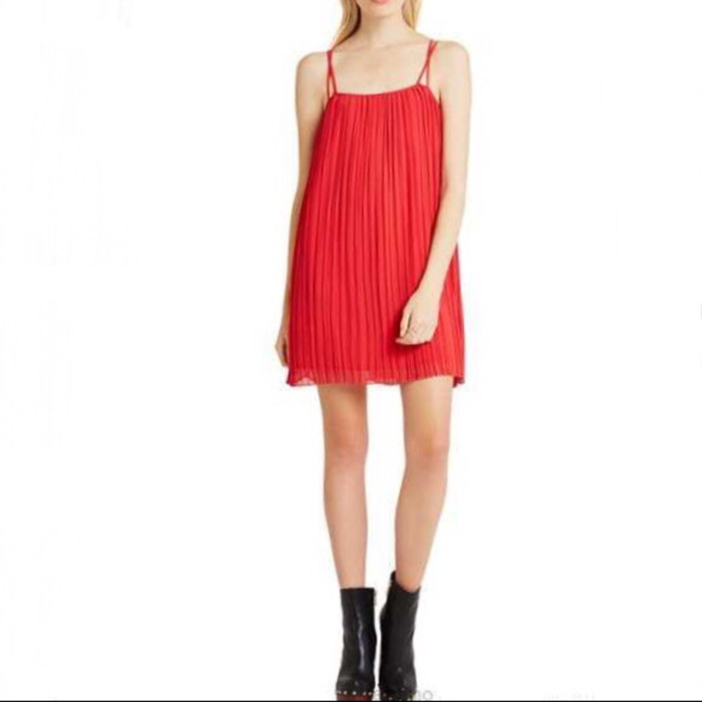 BCBG Pleated Shift Dress